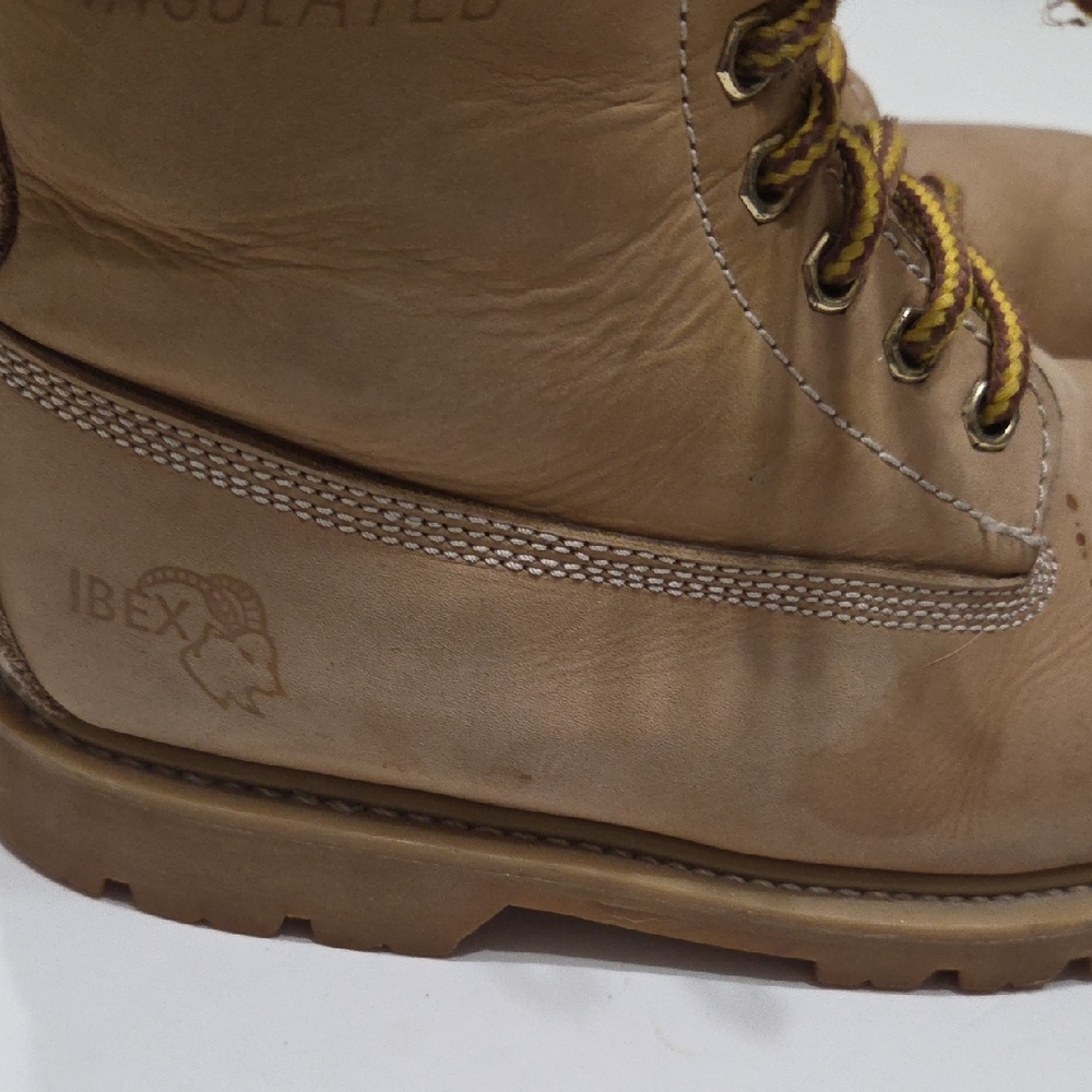 ibex Tan Lace-Up Men's Work Boots - Picture 4 of 6